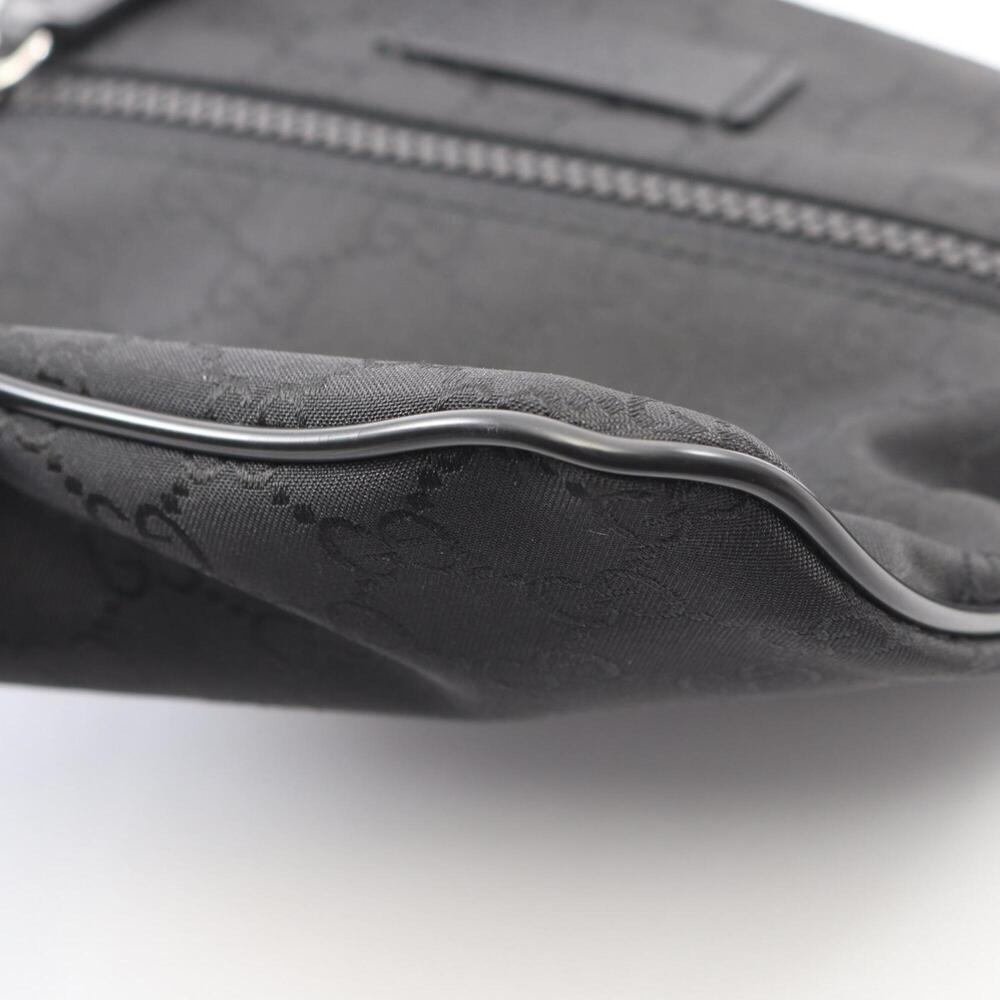 GUCCI Black Leather Shoulder Bag - Picture 5 of 6